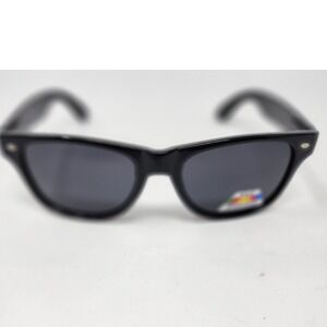San Diego Polarized Sunglasses One Size Black UV Protection Retro Square New